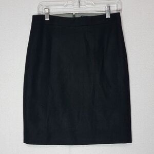 J CREW‎ Wool Pencil Knee Length Skirt Size 4. #503